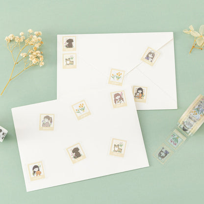 Tsuki ‘Happy Day’ Washi Tape Set by Notebook Therapy x Peppoko ☾