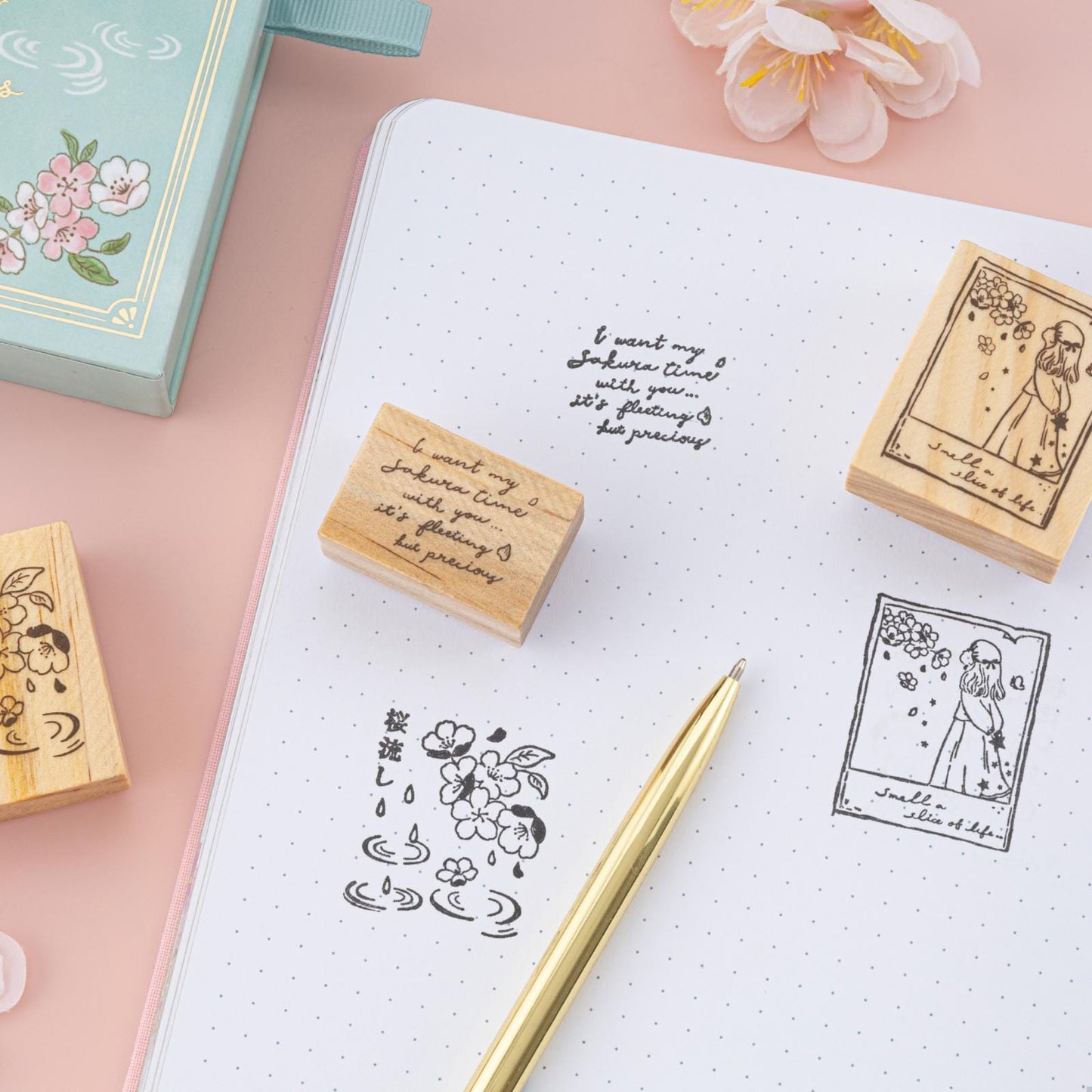 Tsuki ‘Sakura Days’ Bullet Journal Stamp Set ☾