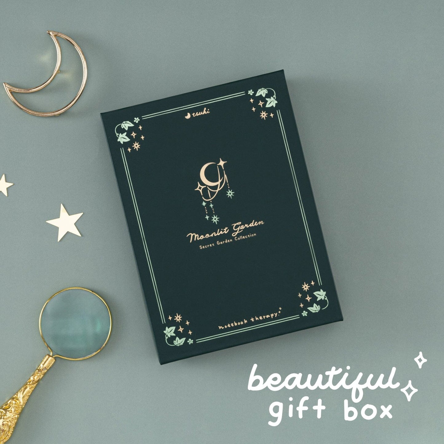 Tsuki ‘Moonlit Garden’ A6 Travel Notebook ☾