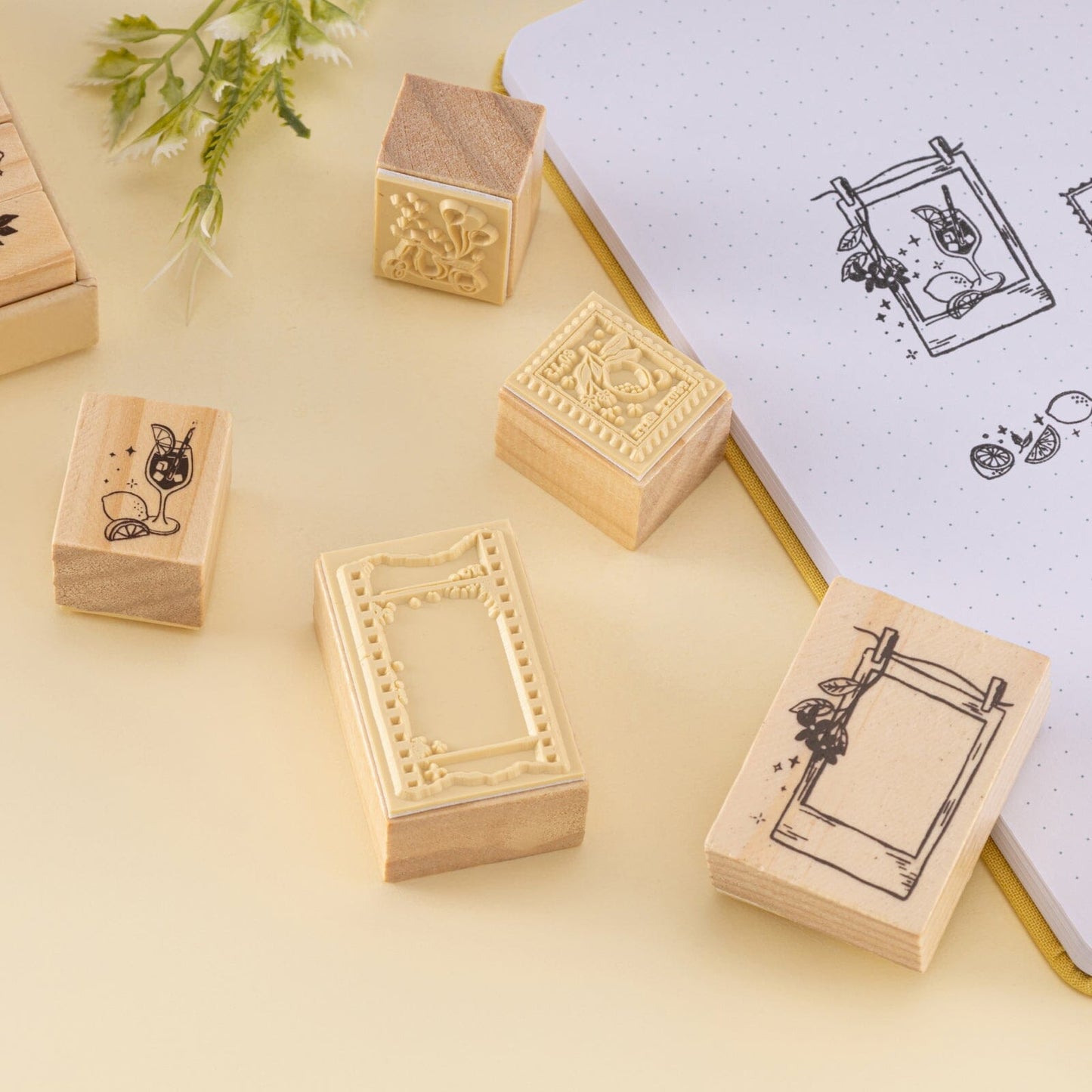 Tsuki ‘Summer in Italy’ Bullet Journal Stamp Set ☾