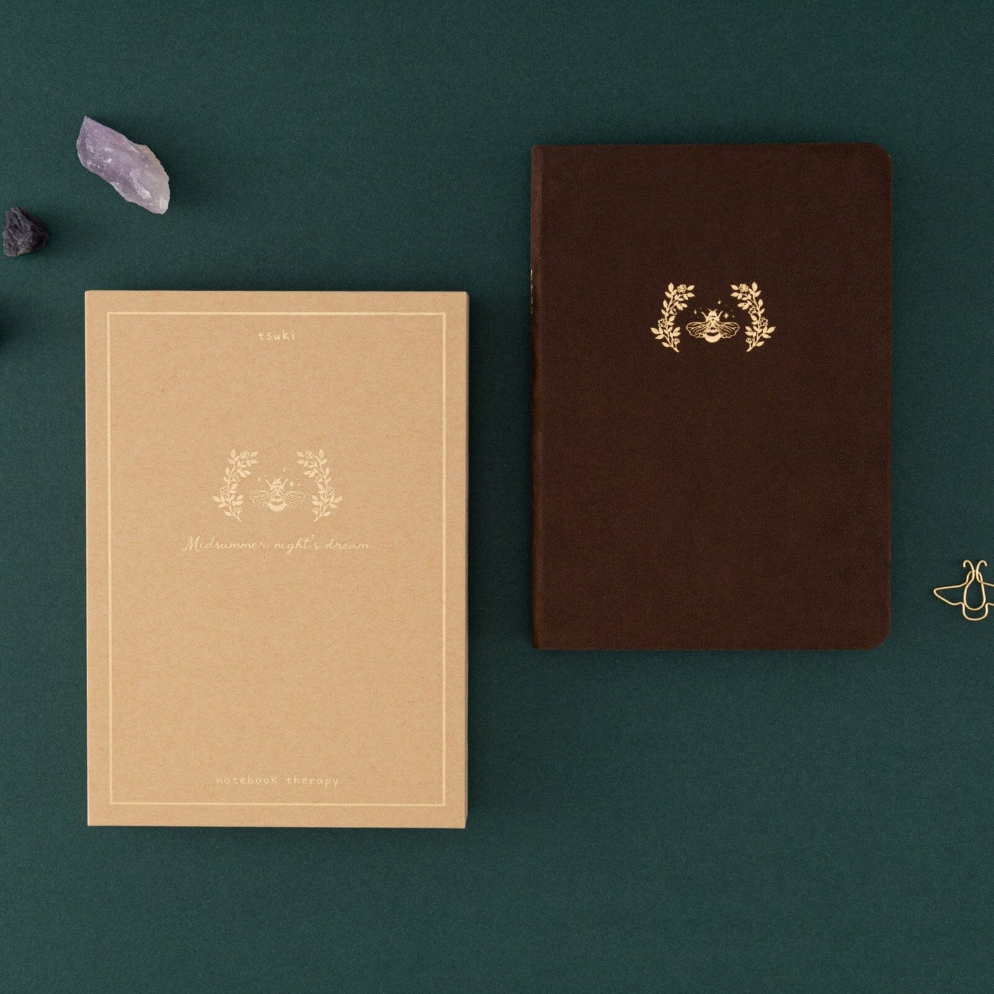 Tsuki ‘Honey Bee’ Kraft Paper Limited Edition Bullet Journal ☾