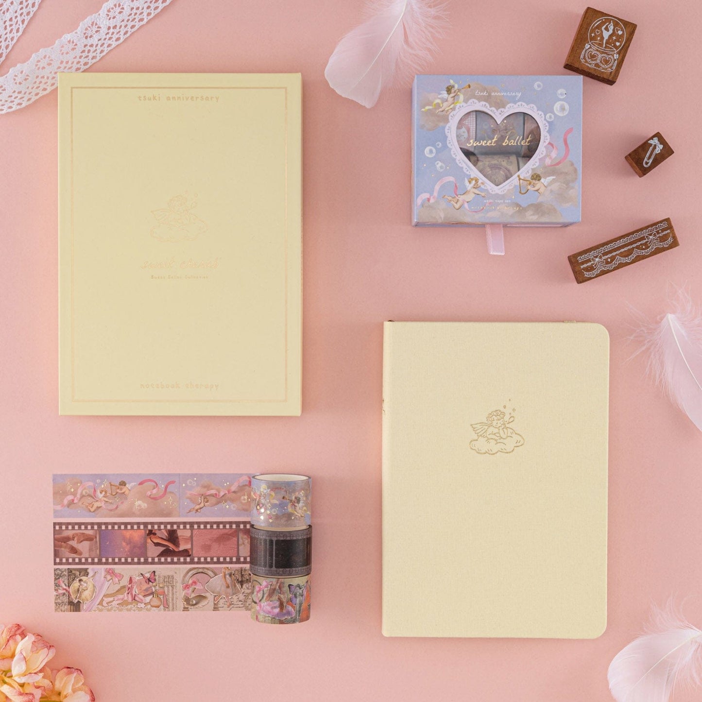 Tsuki ‘Sweet Cherub’ Limited Edition Luxury Bullet Journal ☾