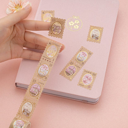 Tsuki ‘Sakura Breeze’ Washi Tape Set ☾