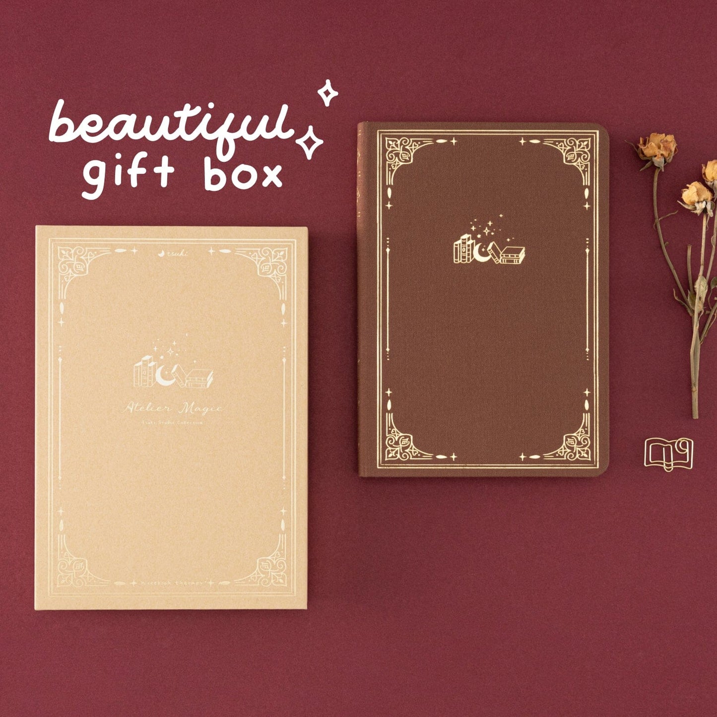 Tsuki ‘Atelier Magic’ Limited Edition Kraft Paper Bullet Journal in A5 ☾