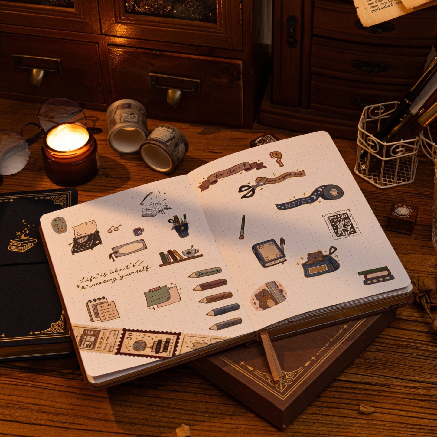 Tsuki ‘Tsuki Studio’ Sticker Set ☾