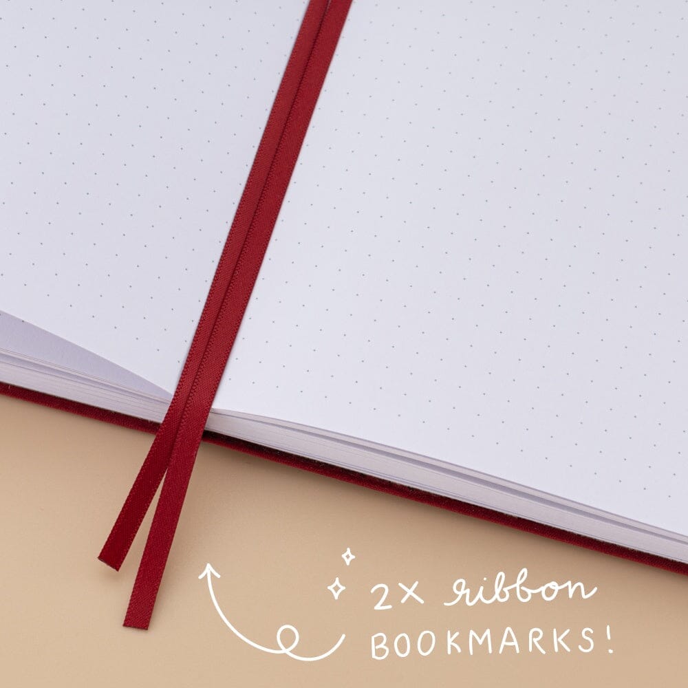 Tsuki ‘Vintage Rose’ Petal Red Limited Edition Bullet Journal ☾