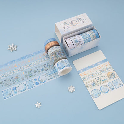 Tsuki ‘Winter Moonflower’ Washi Tape Set ☾