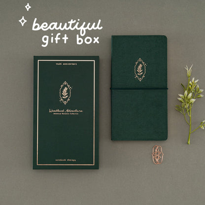 Tsuki ‘Woodland Adventure’ Luxury Travel Notebook ☾