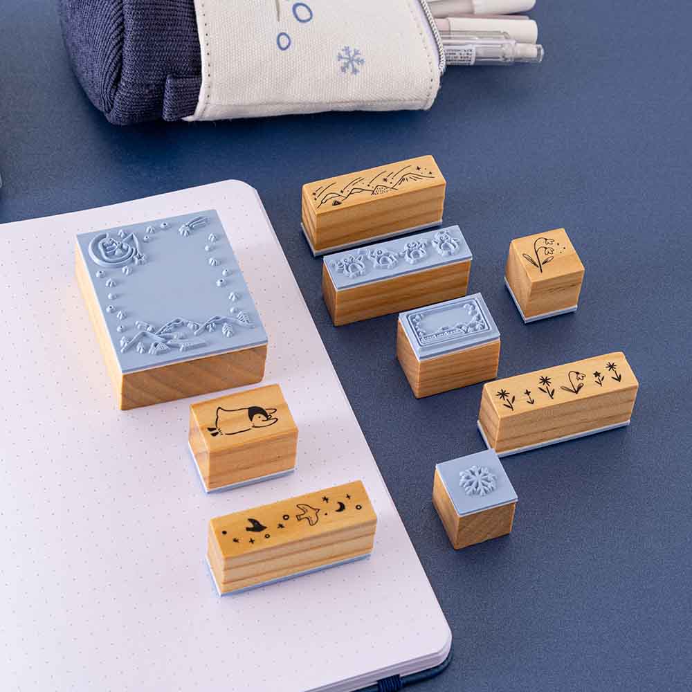 Tsuki ‘Dreams of Snow’ Bullet Journal Stamp Set ☾