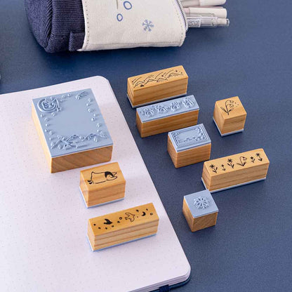 Tsuki ‘Dreams of Snow’ Bullet Journal Stamp Set ☾