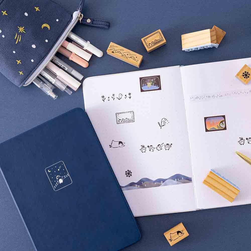 Tsuki ‘Dreams of Snow’ Bullet Journal Stamp Set ☾