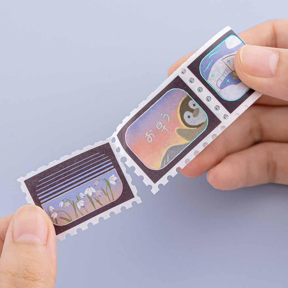 Tsuki ‘Dreams of Snow’ Holographic Washi Tape Set ☾