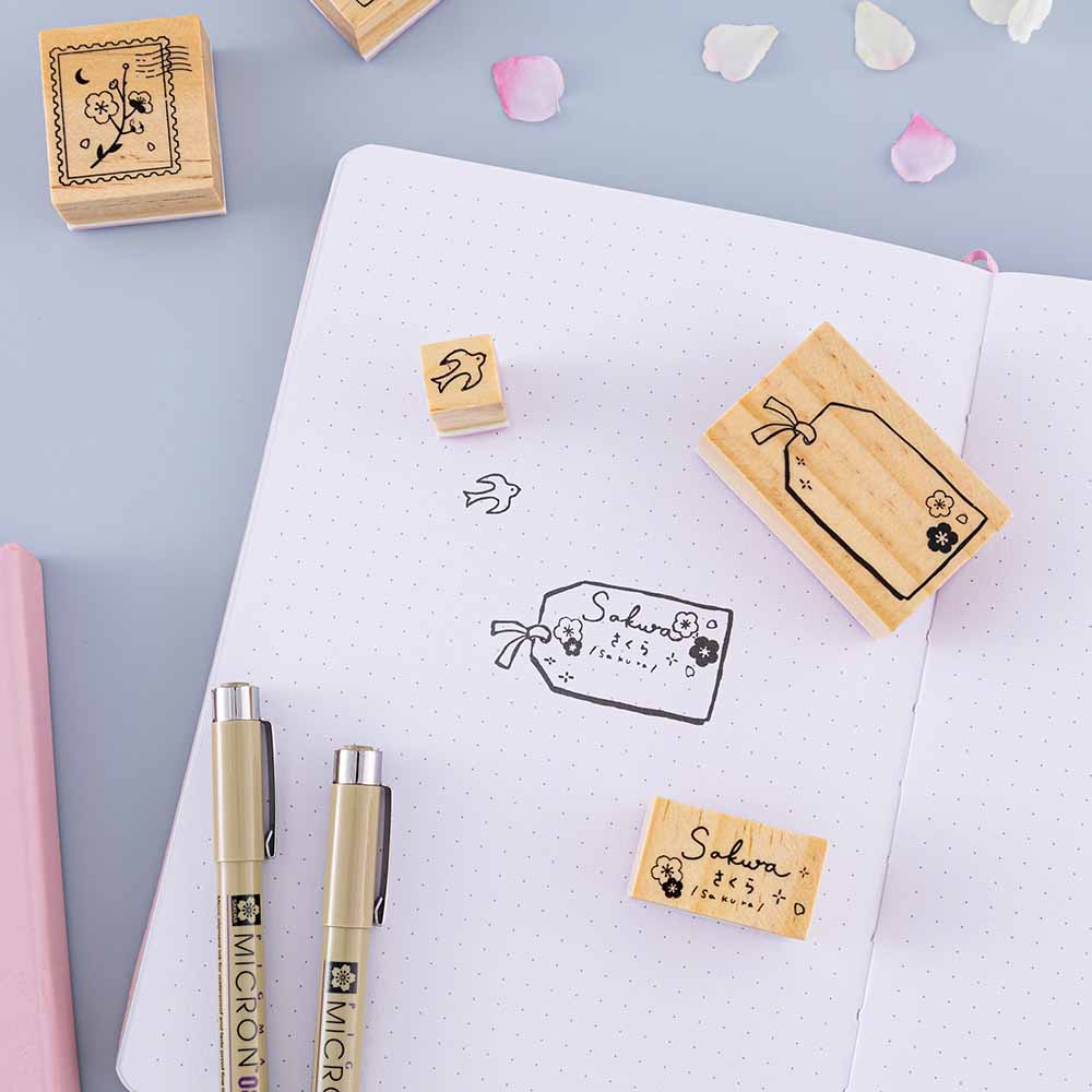 Tsuki ‘Sakura Journey’ Bullet Journal Stamp Set ☾