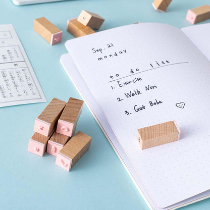 Tsuki Bullet Journal Alphabet Stamp Set ☾