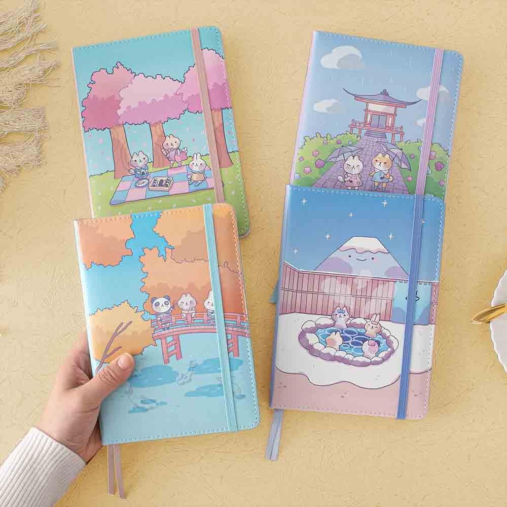 Tsuki ‘Four Seasons: Autumn Edition’ Bullet Journal ☾ @milkkoyo x NotebookTherapy