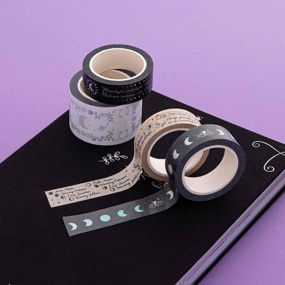 Tsuki ‘Moonlit Spells’ Washi Tapes Set ☾