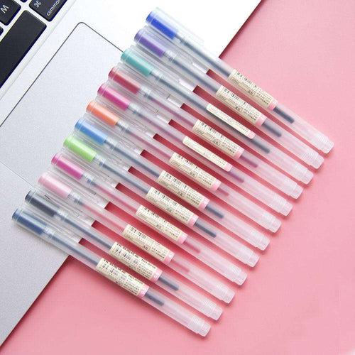 MUJI Style Gel Pens - Set of 12