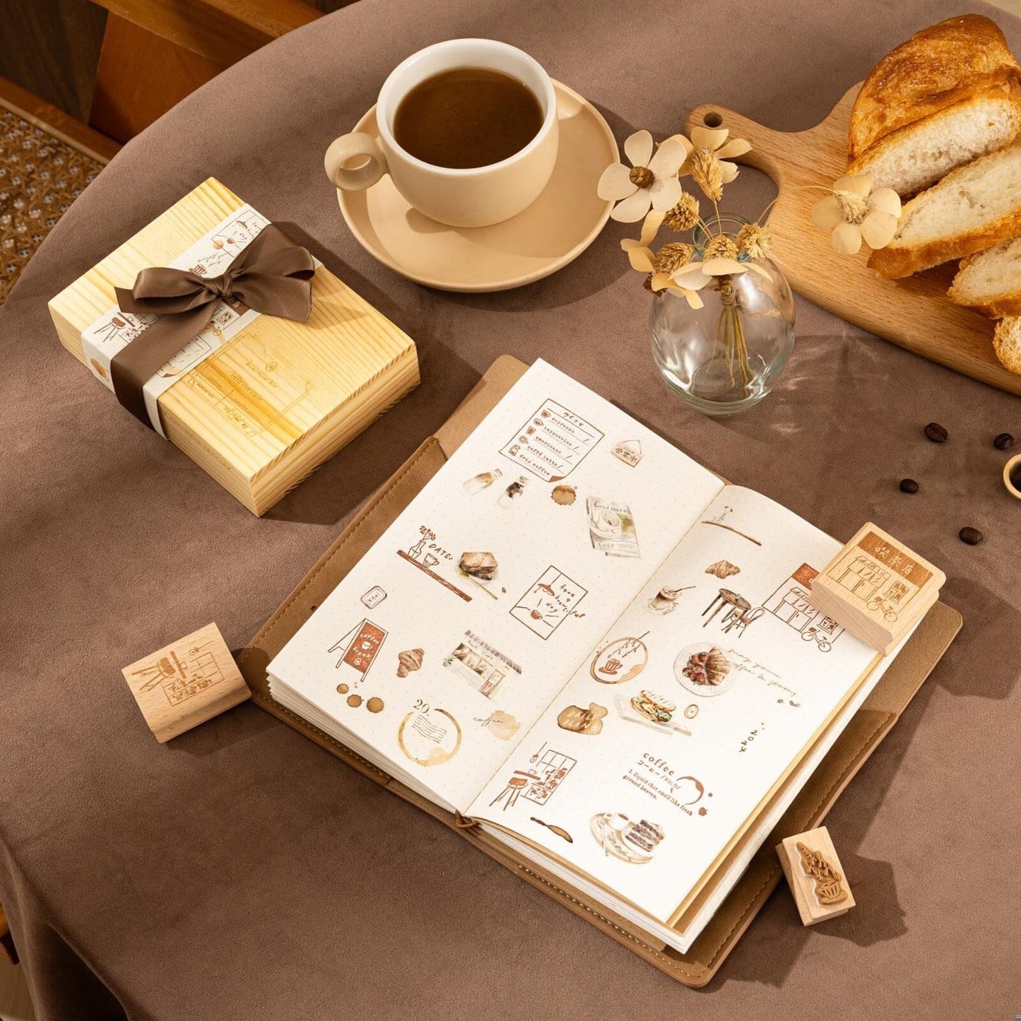 Hinoki - ‘Into the Cafe' Sticker Set