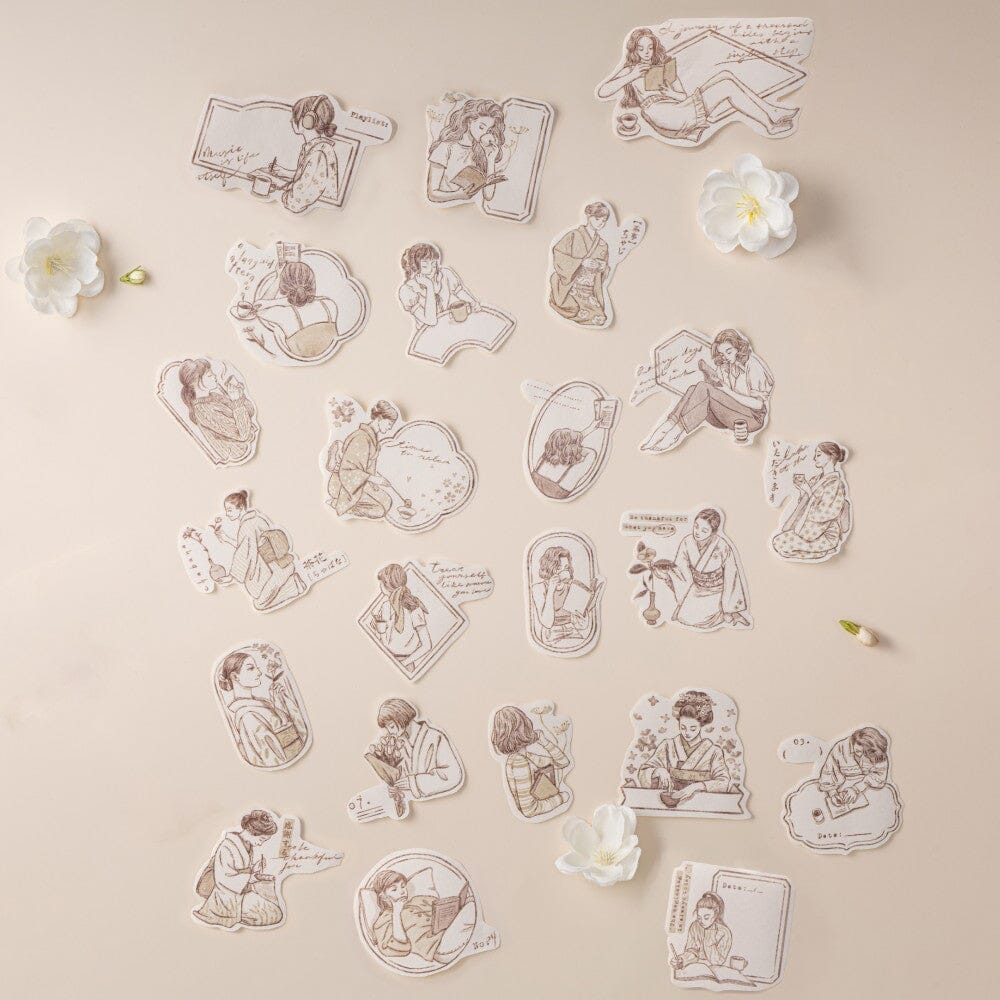 Hinoki - ‘Into the Tea Room’ PET + Washi Tape Set