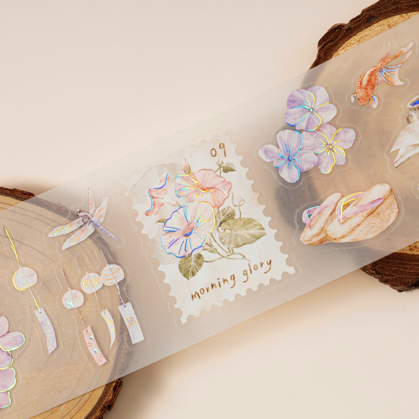 Hinoki - ‘Into the Summer’ PET Decorative Tape Set