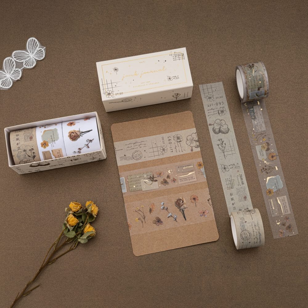 Tsuki ‘Junk Journal’ Washi Tape Set ☾