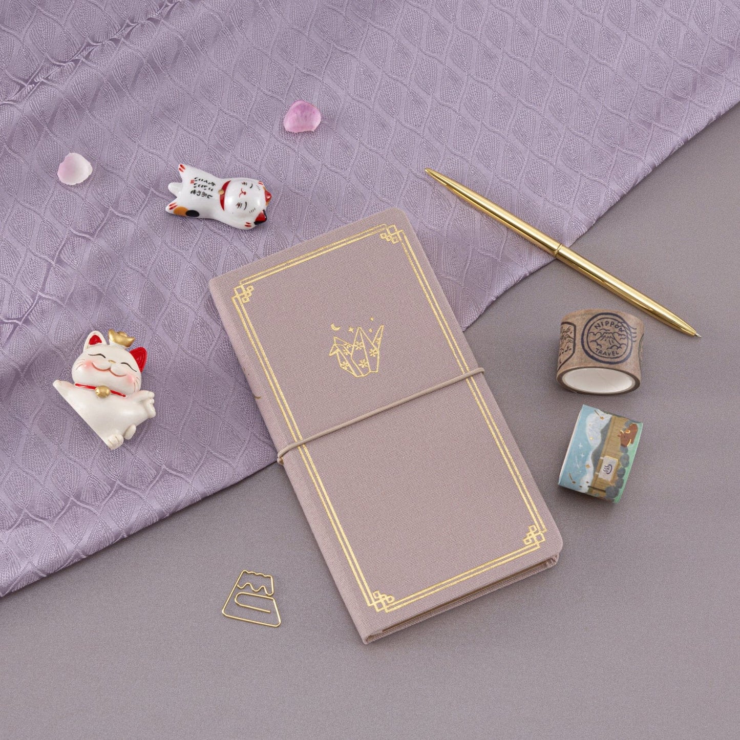 Tsuki ‘Calm Origami’ Travel Notebook ☾