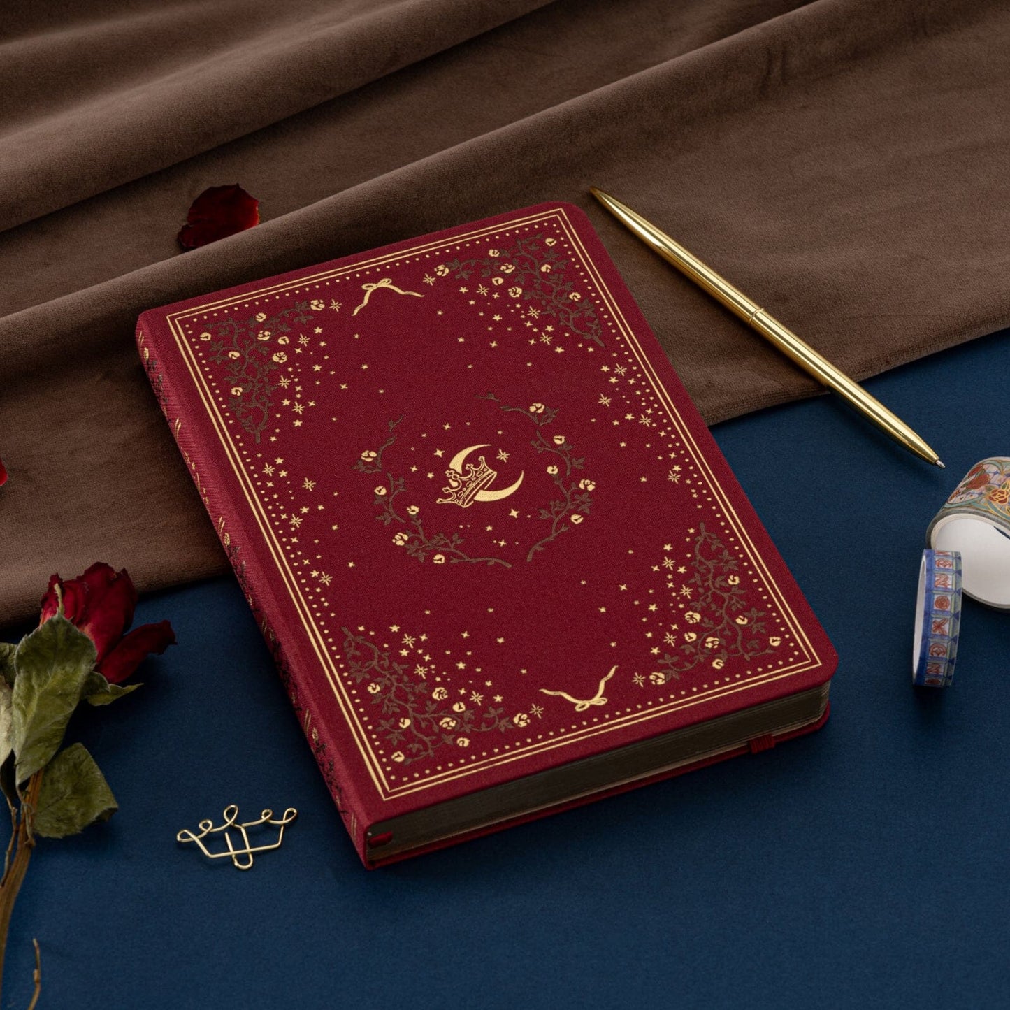 Tsuki ‘Majestic Moon’ Limited Edition Kraft Paper Bullet Journal in A5 ☾