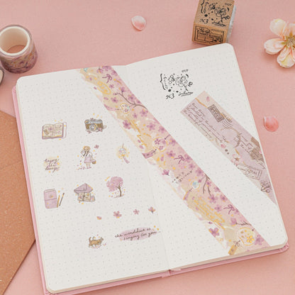 Tsuki ‘Sakura Breeze’ Travel Notebook Gift Set ☾