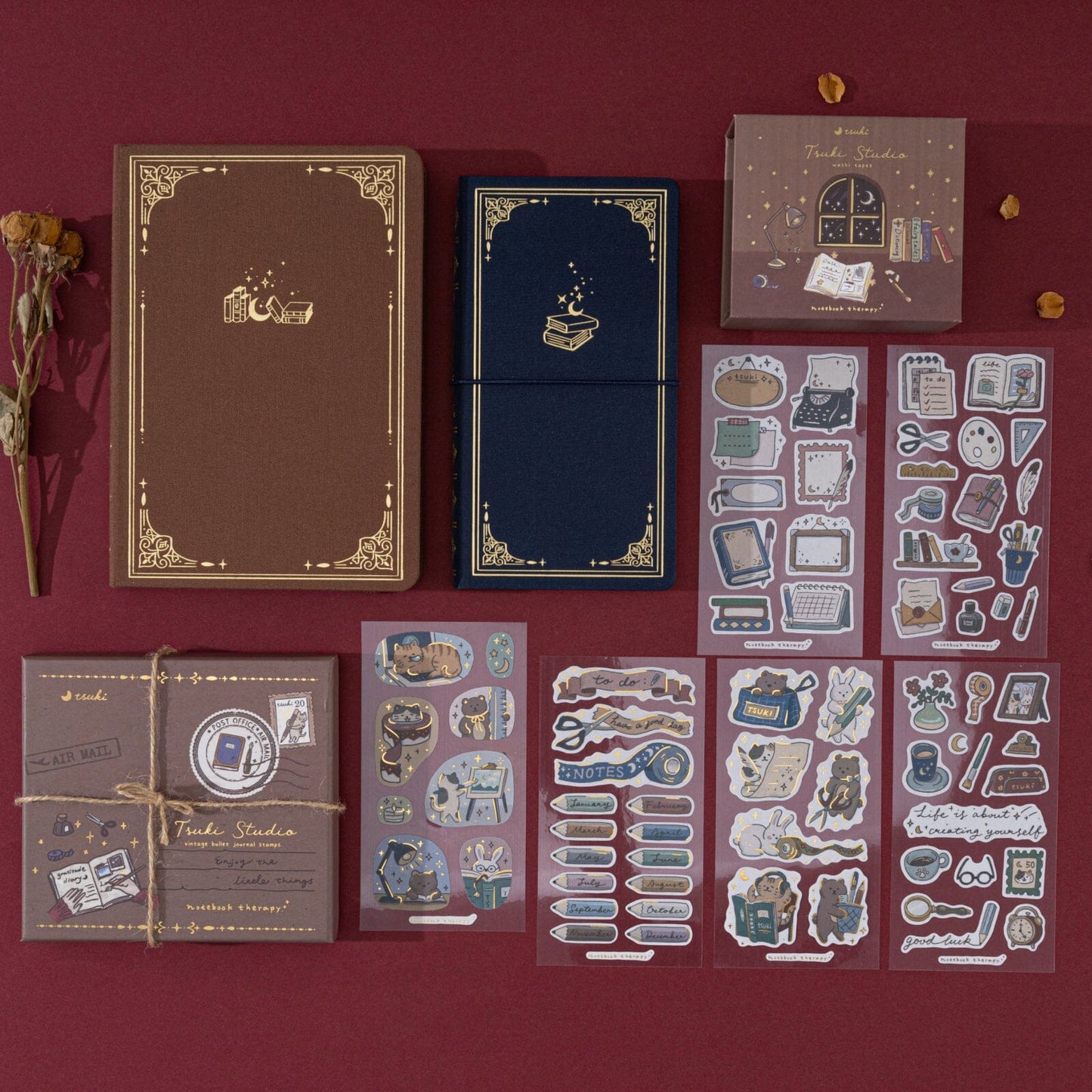 Tsuki ‘Tsuki Studio’ Sticker Set ☾