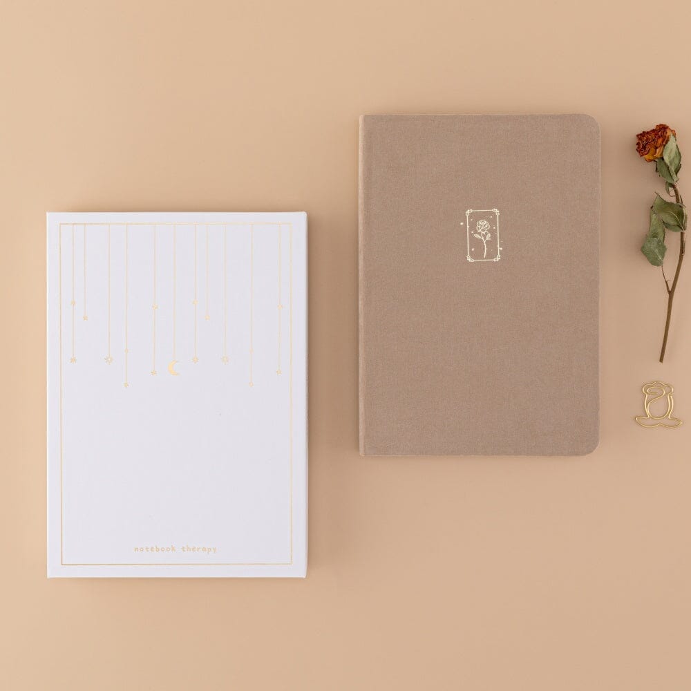Tsuki ‘Vintage Rose’ Pressed Petal Limited Edition Bullet Journal ☾