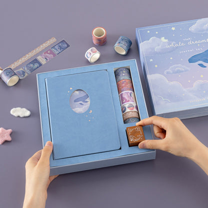 Tsuki ‘Whale Dreams’ Limited Edition Holographic Bullet Journal Set ☾