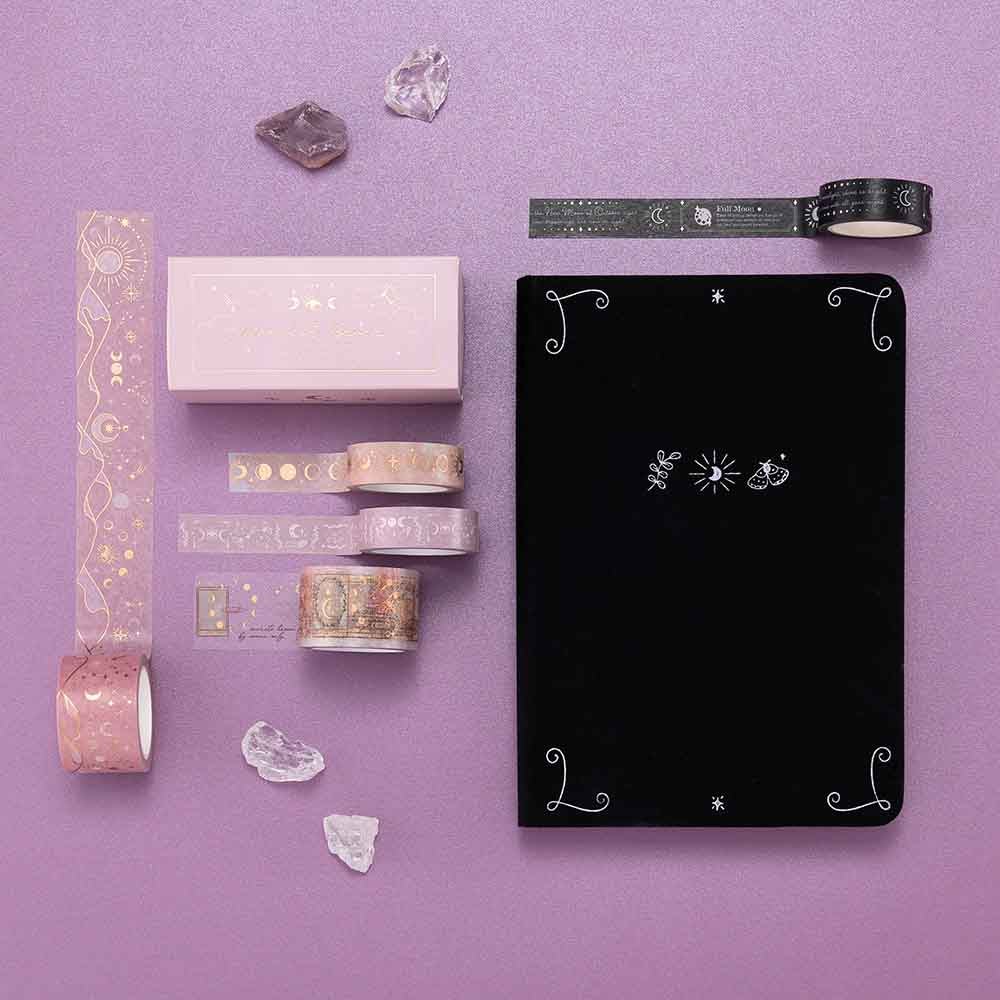 Tsuki ‘Moonlit Blush’ Washi Tape Set ☾