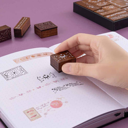 Tsuki ‘Moonlit Spells’ Bullet Journal Stamp Set ☾