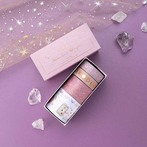 Tsuki ‘Moonlit Blush’ Washi Tape Set ☾