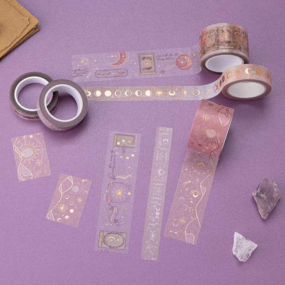 Tsuki ‘Moonlit Blush’ Washi Tape Set ☾
