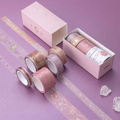 Tsuki ‘Moonlit Blush’ Washi Tape Set ☾
