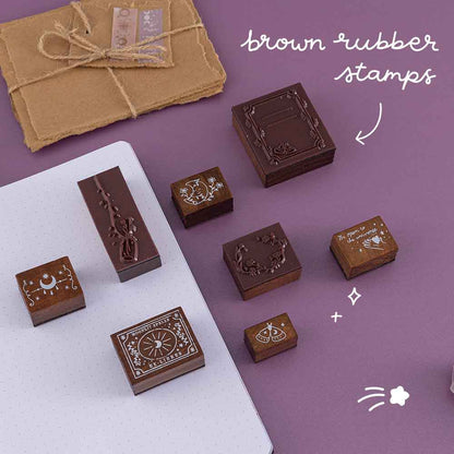 Tsuki ‘Moonlit Spells’ Bullet Journal Stamp Set ☾