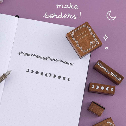Tsuki ‘Moonlit Spells’ Bullet Journal Stamp Set ☾