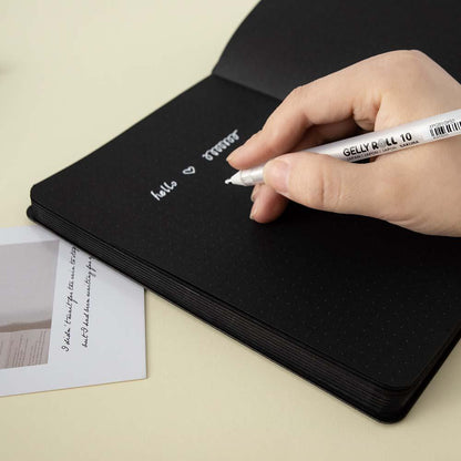 Tsuki 'Midnight Edition' Black Page Bullet Journal ☾