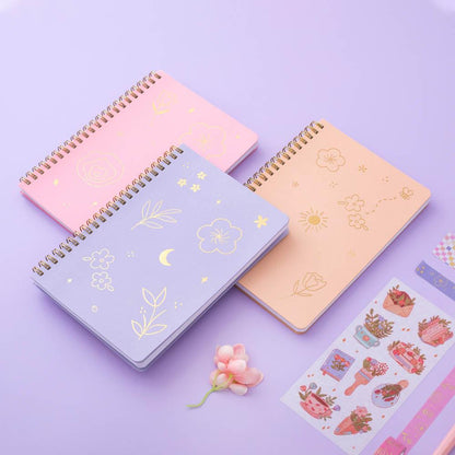 Tsuki 'Floral' Limited Edition Ring Bound Bullet Journal ☾
