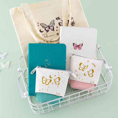 Tsuki ‘Flutter + Dream’ Tote Bag by Notebook Therapy x Pelinkan ☾