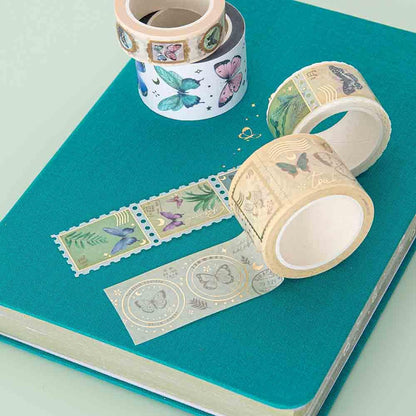 Tsuki ‘Flutter + Dream’ Washi Tape Set by Notebook Therapy x Pelinkan ☾