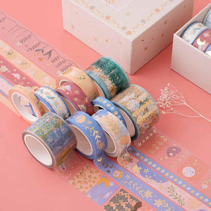 Tsuki ‘Moonflower’ Washi Tape Set ☾