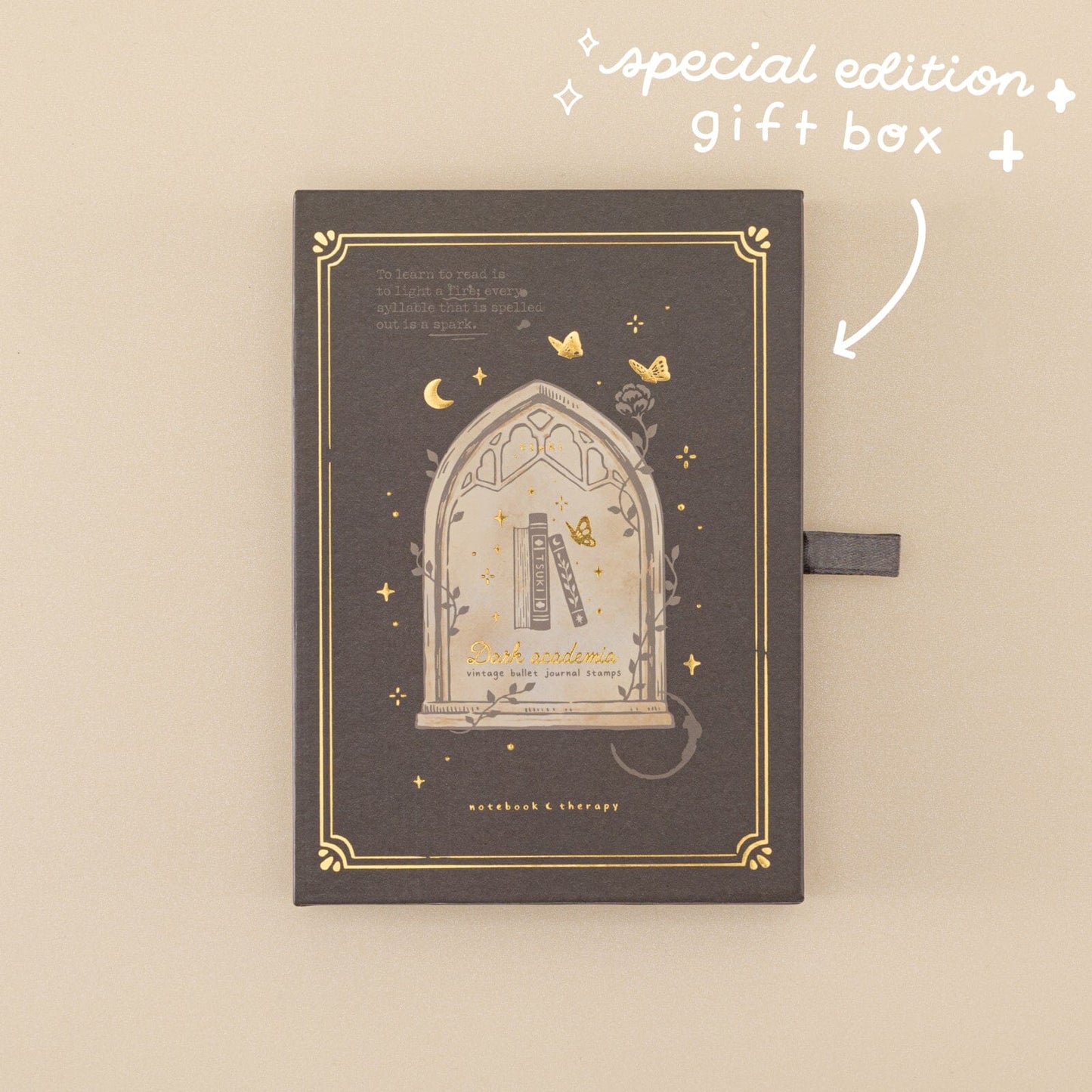 Tsuki ‘Dark Academia’ Stamp Set ☾