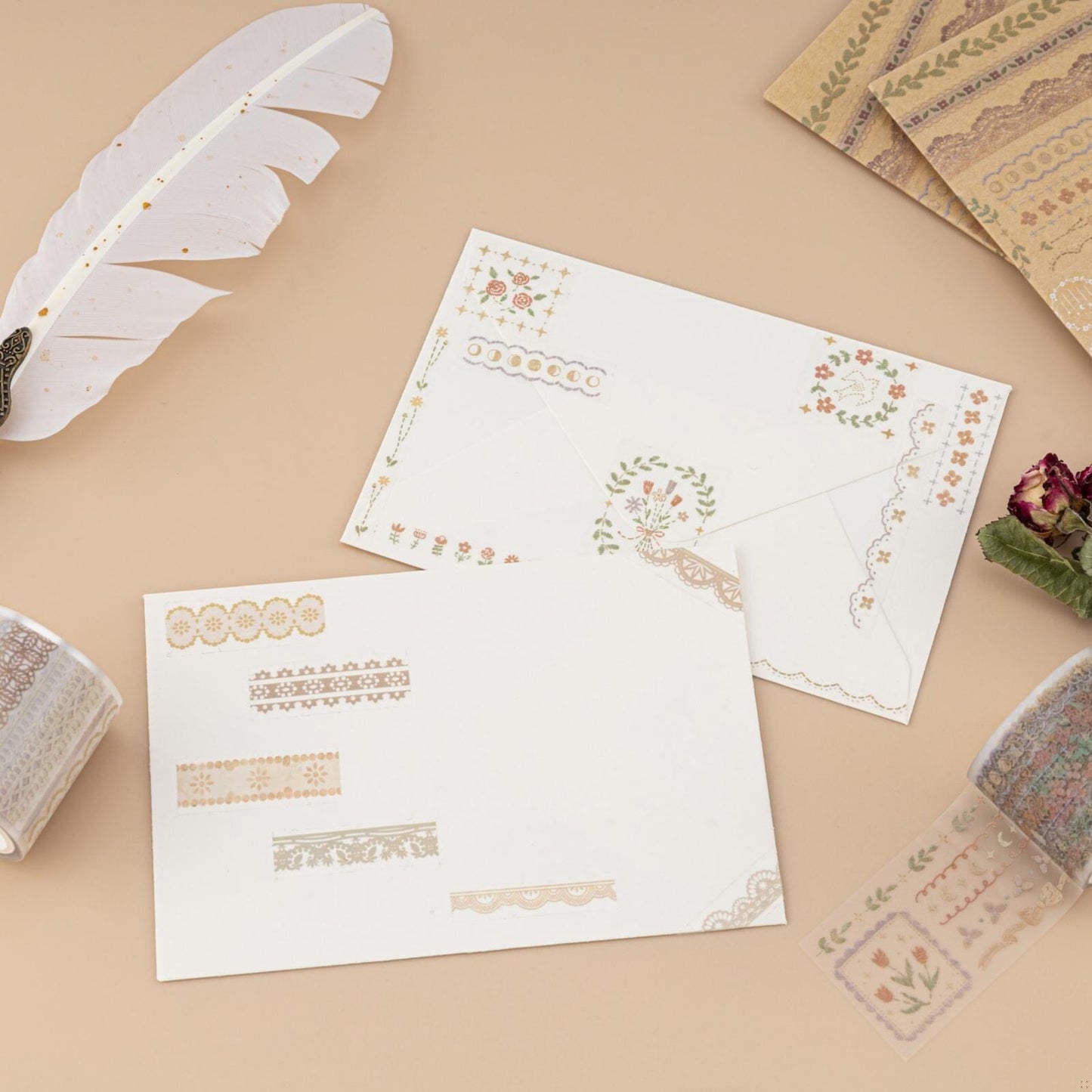 Tsuki ‘Lace Dreams’ Washi Tape Set ☾