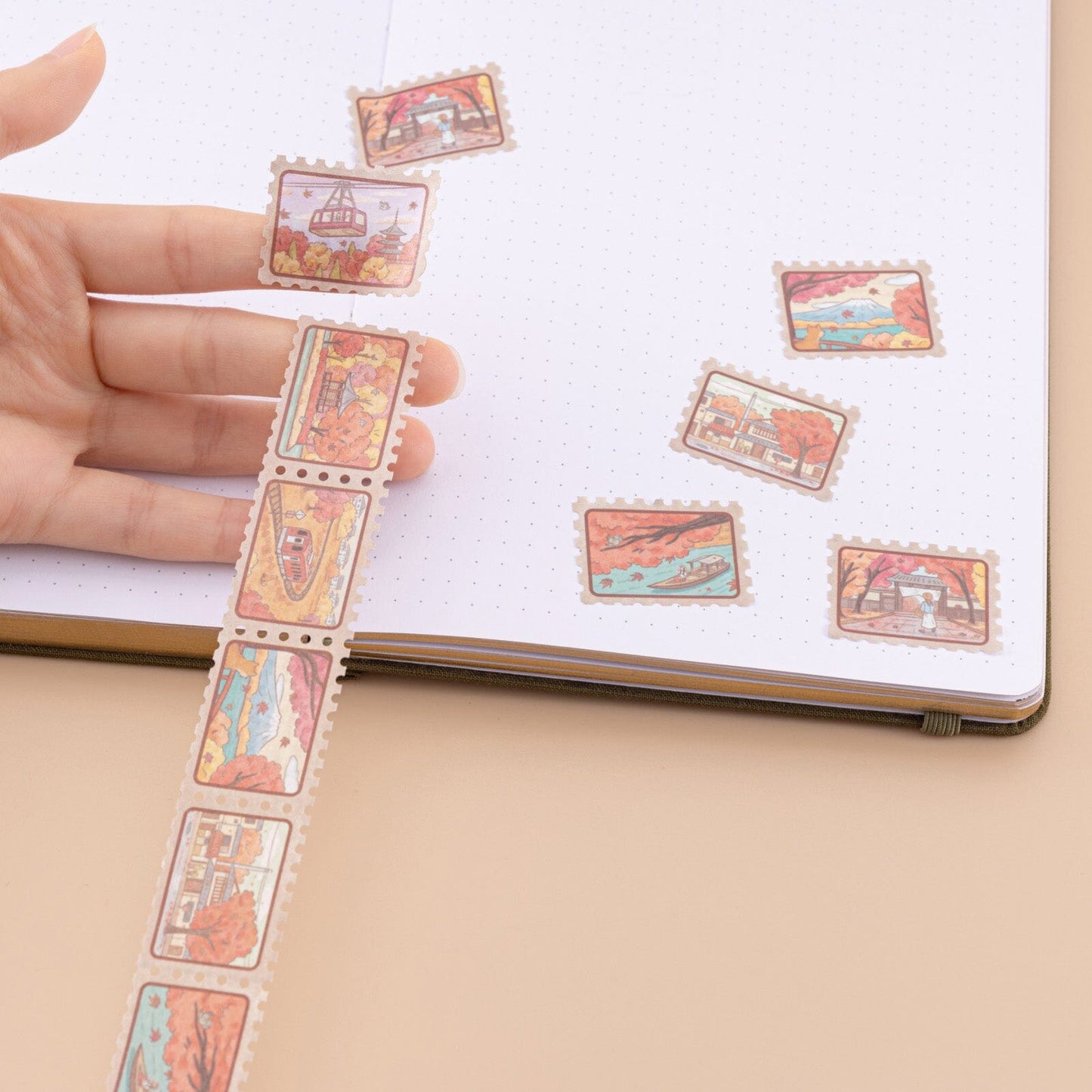 Tsuki ‘Maple Journey’ Washi Tape Set ☾