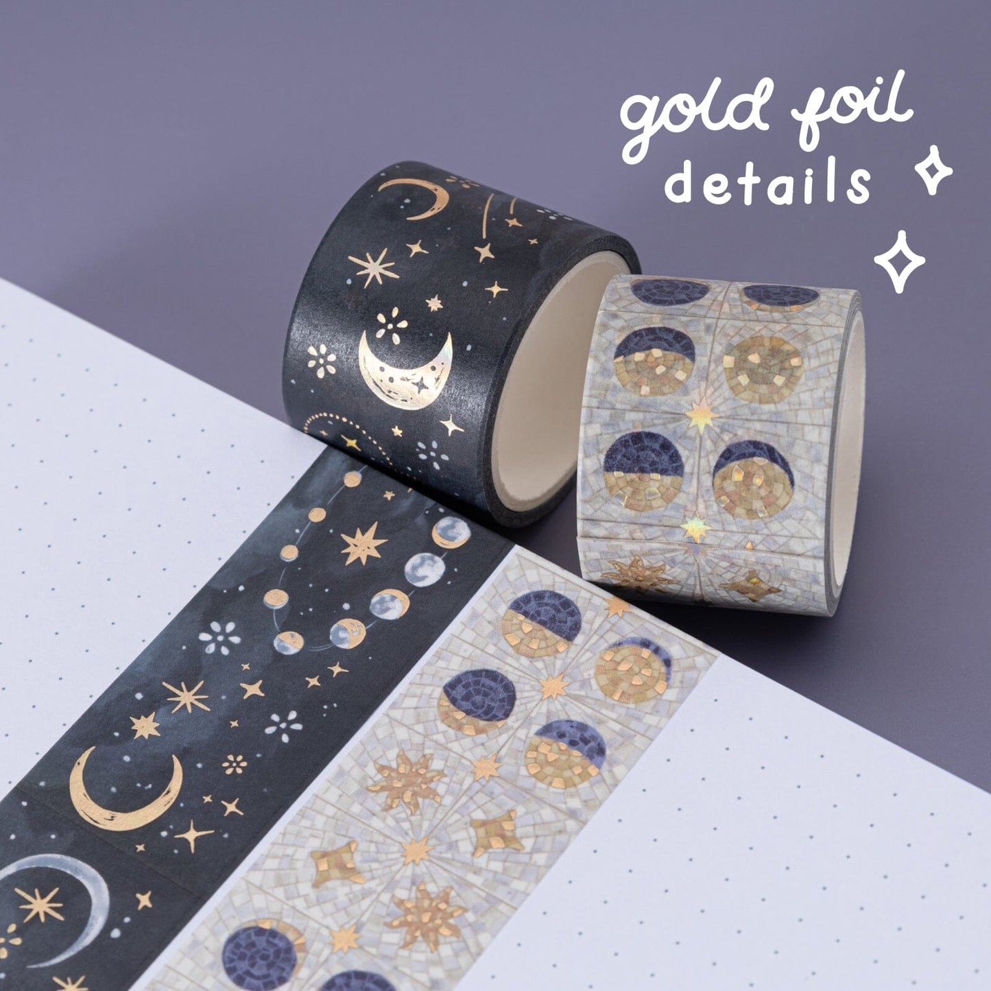 Tsuki ‘Moonflower Magic’ Washi Tape Set ☾