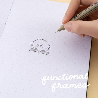 Tsuki ‘Our Stories’ Reading Journal Stamp Set ☾