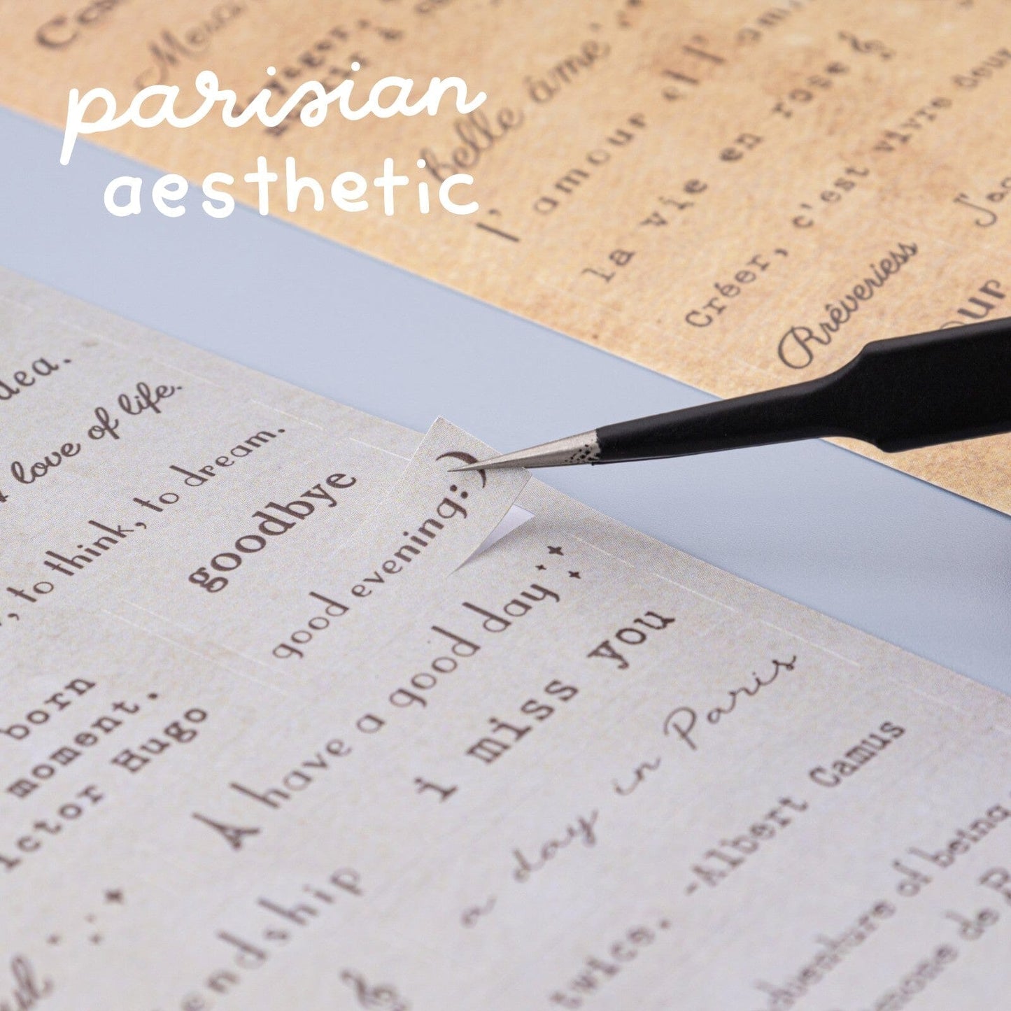 Tsuki ‘Journée à Paris’ Scrapbook Sticker Set ☾