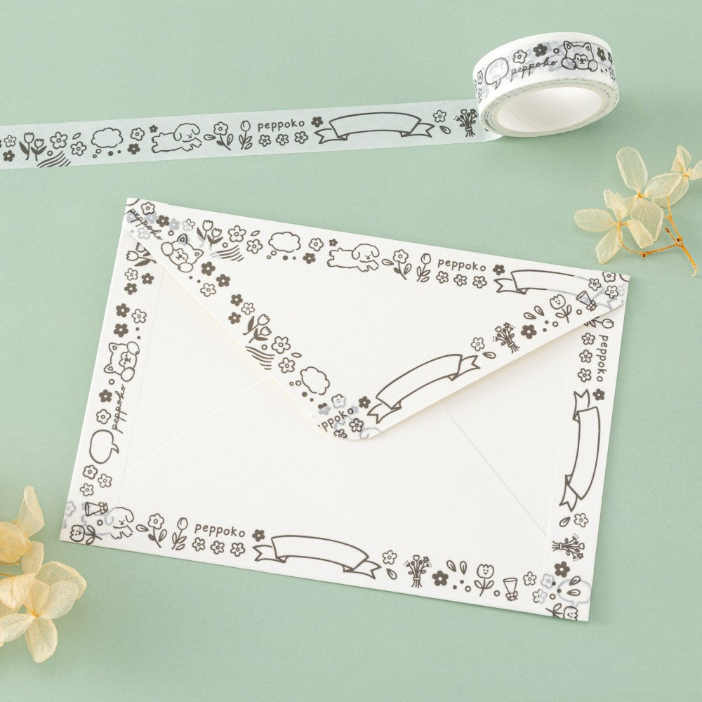 Tsuki ‘Happy Day’ Washi Tape Set by Notebook Therapy x Peppoko ☾